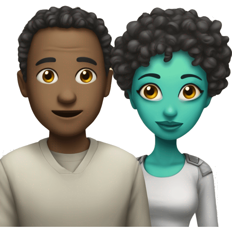 Alien and maya kary   emoji