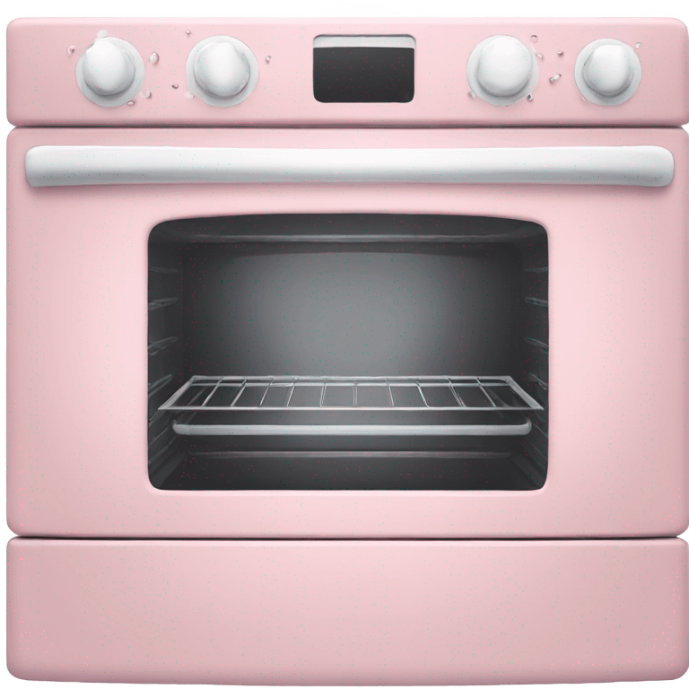 light pink oven with white buttons emoji