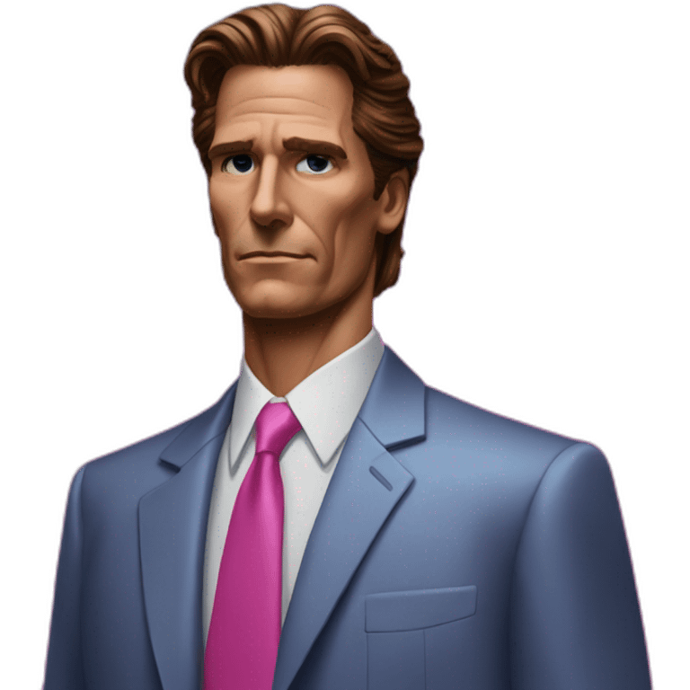 Patrick bateman, retrowave emoji