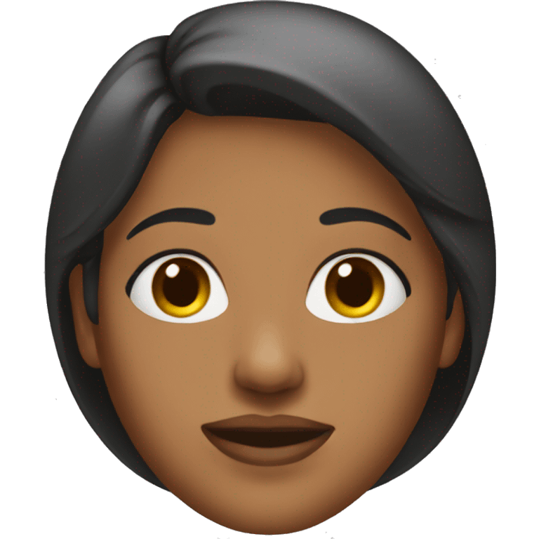 Woman facial emoji