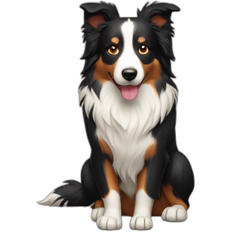 Matreshka border collie emoji