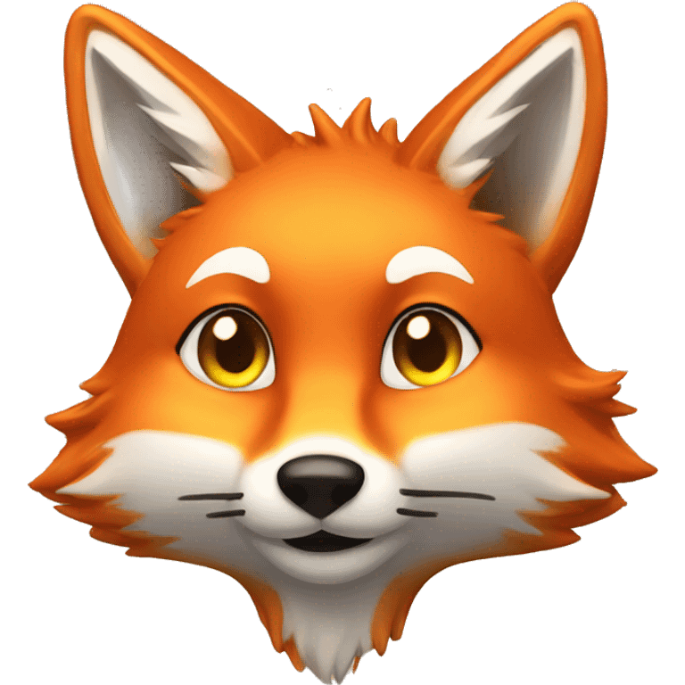 Glowing fox emoji