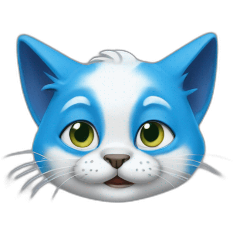 Smurf cat meme emoji