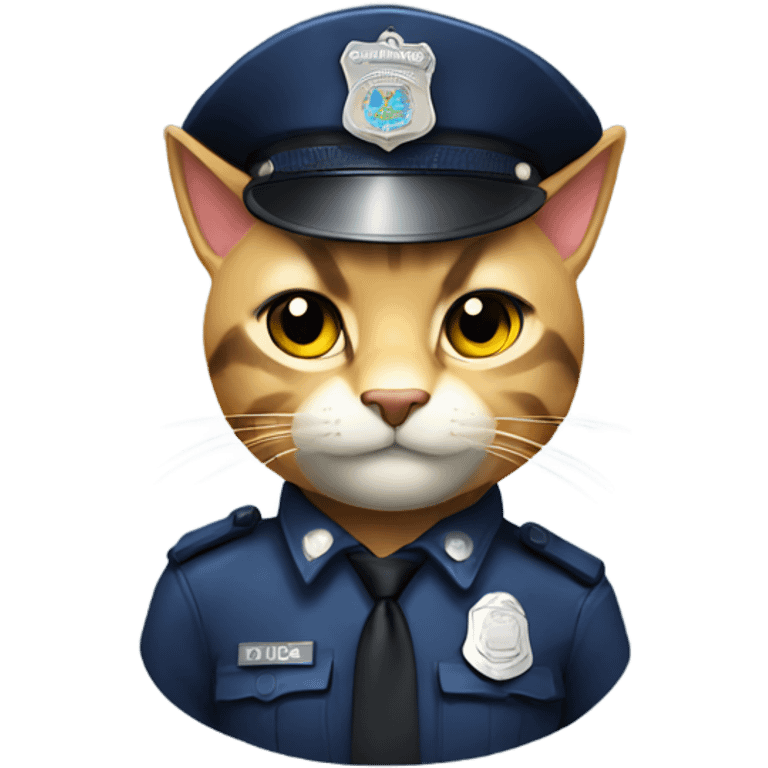 Police cat emoji