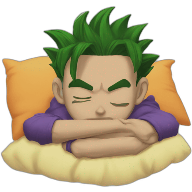 DBZ Picolo sleeping  emoji