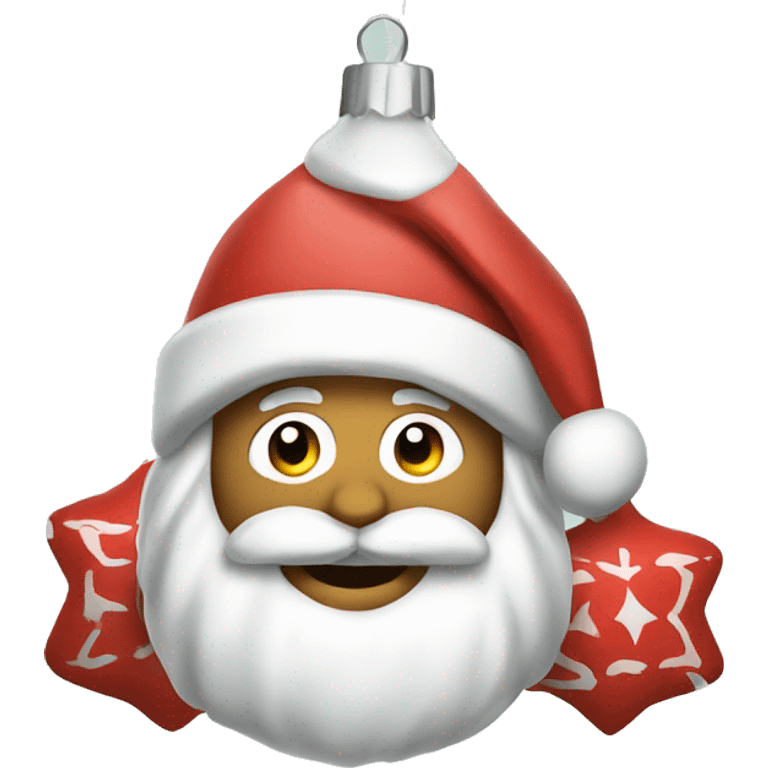 White Christmas decoration emoji