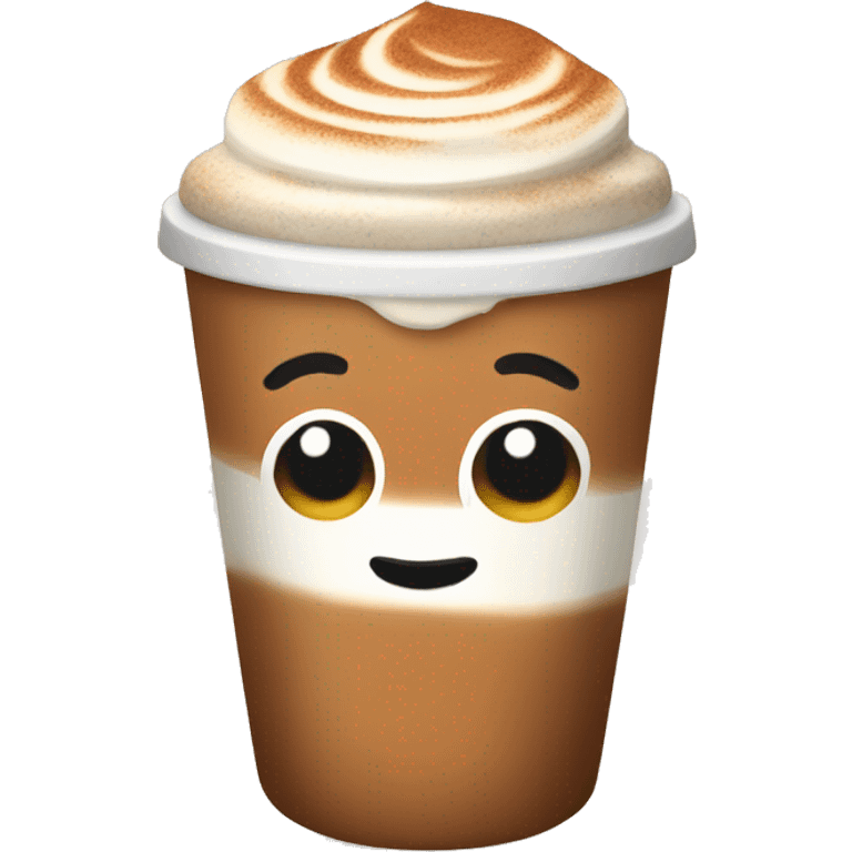 Cinnamon latte emoji