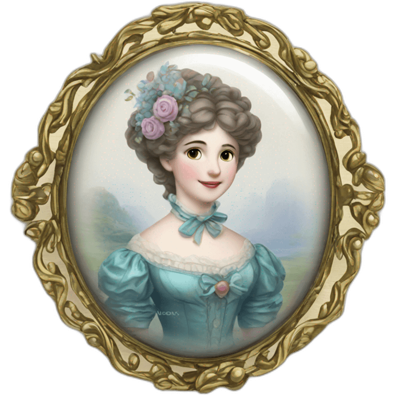 victorian locket emoji