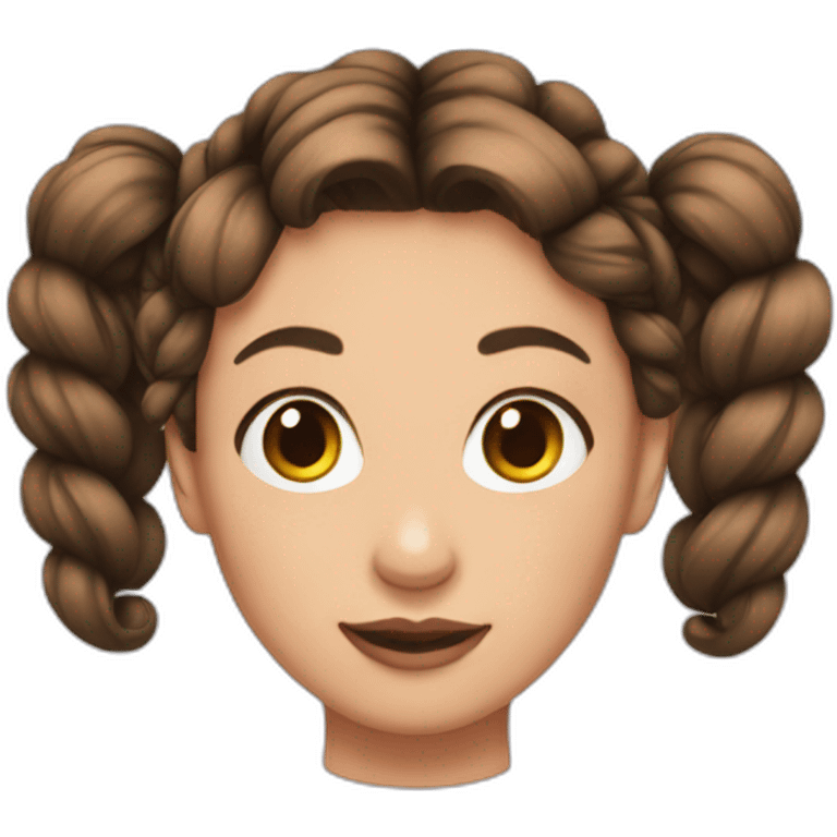 PIGTAIL HAIRSTYLE  emoji