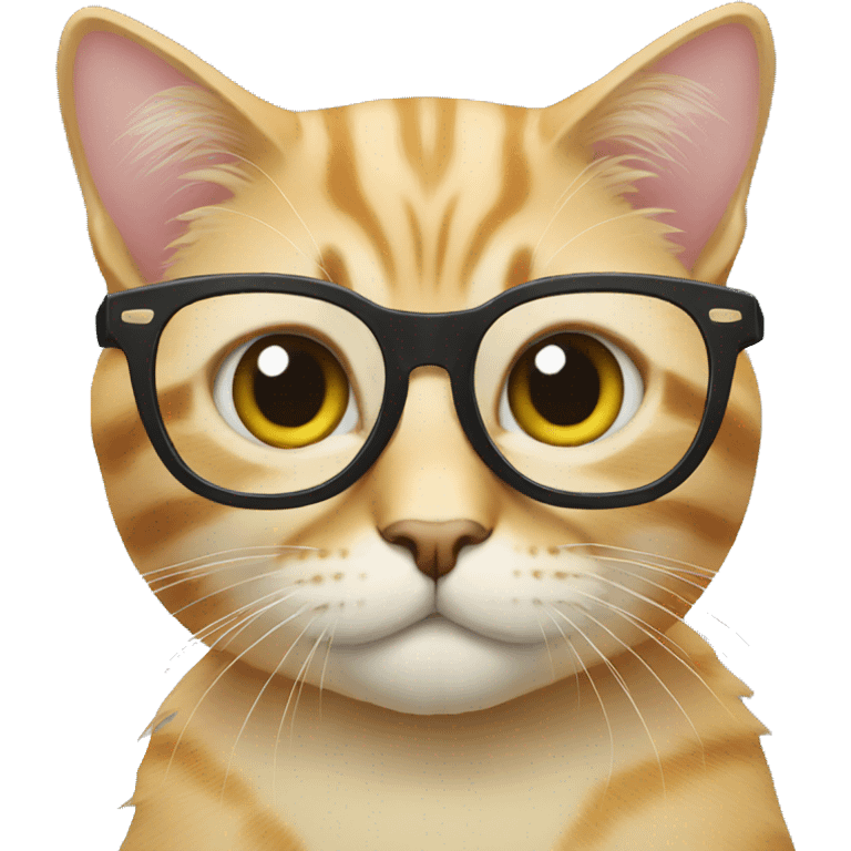 cat glasses emoji