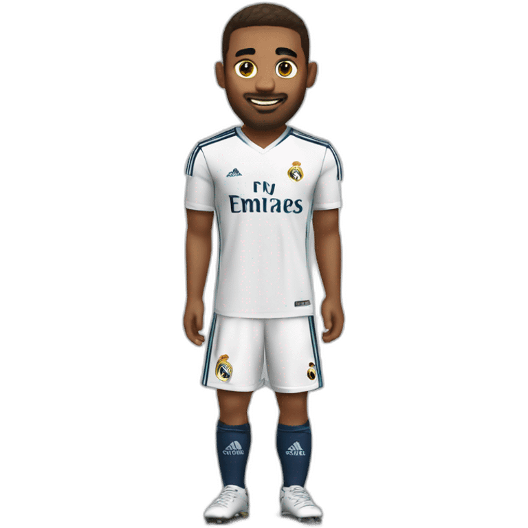 me in real madrid jersey emoji