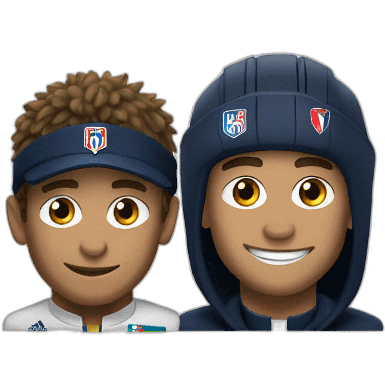 neymar et macron emoji