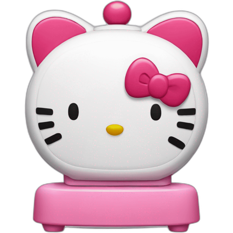 Hello kitty alarm clock  emoji