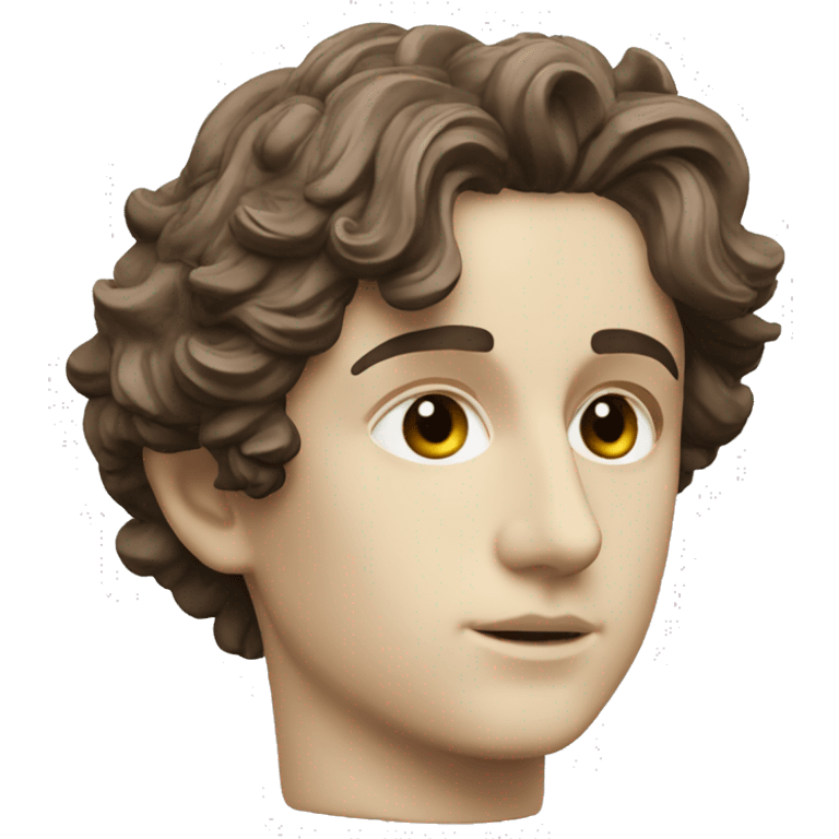 timothee chalamet roman sculpture emoji