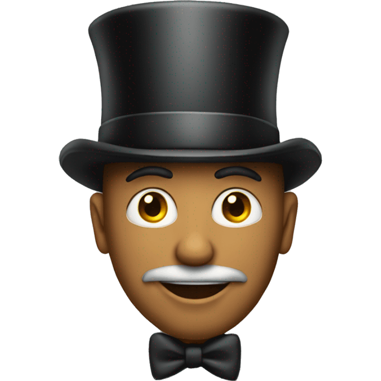 Man with top hat emoji