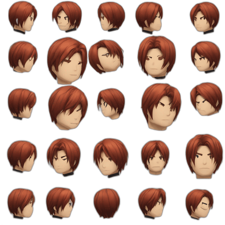 KOF-Iori Yagami-cool emoji