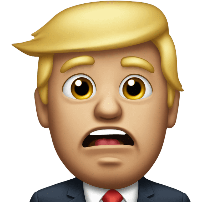 Trump crying emoji