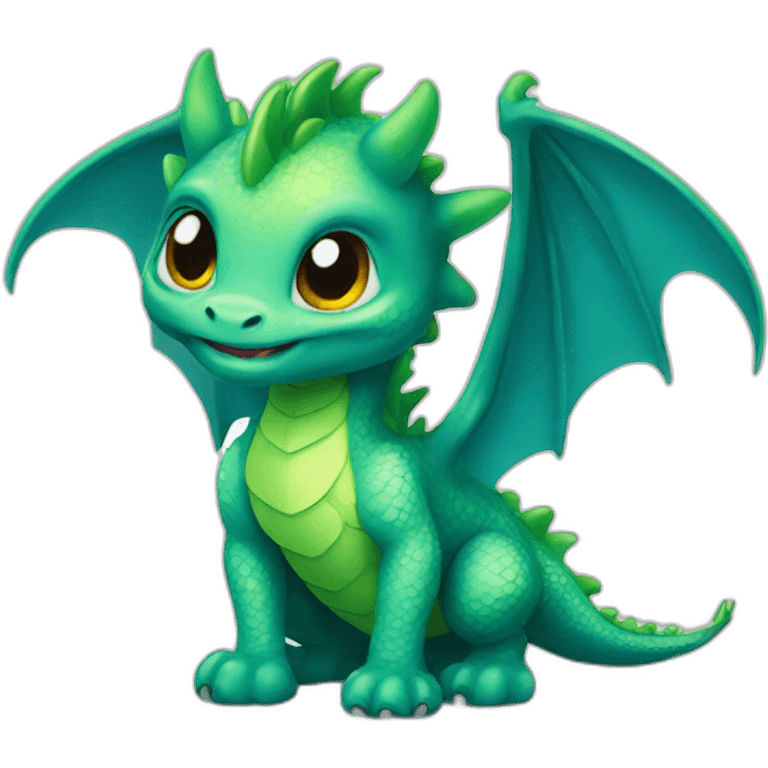 Baby dragon emoji