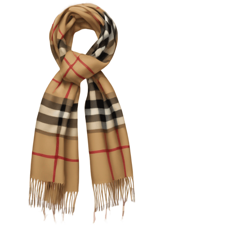 Burberry scarf  emoji