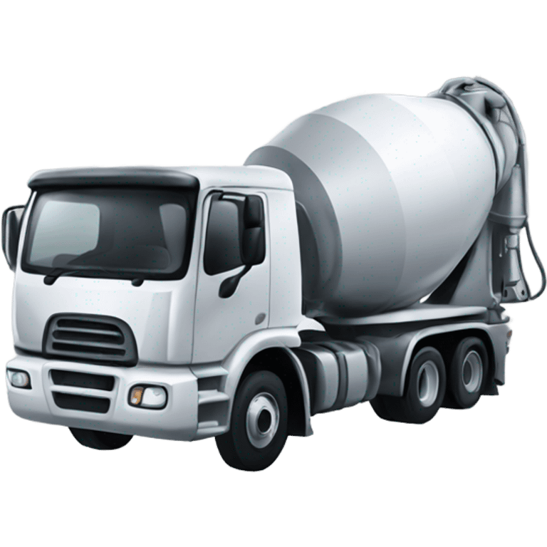 Truck mixer emoji