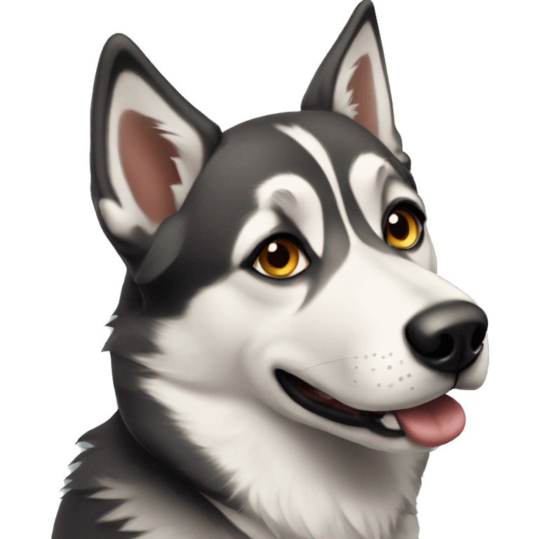 Shepsky looking sassy emoji