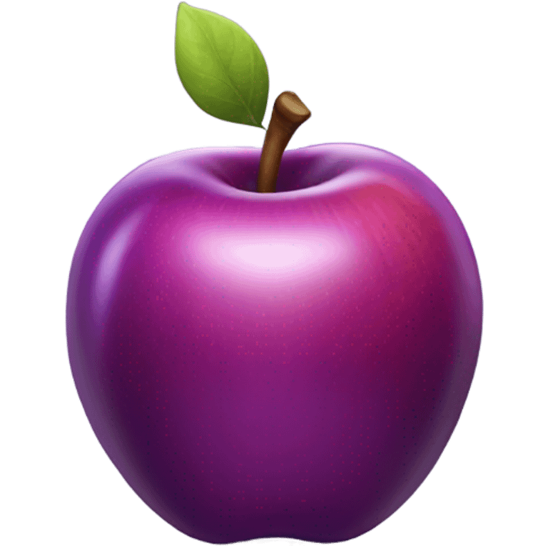 Purple apple emoji