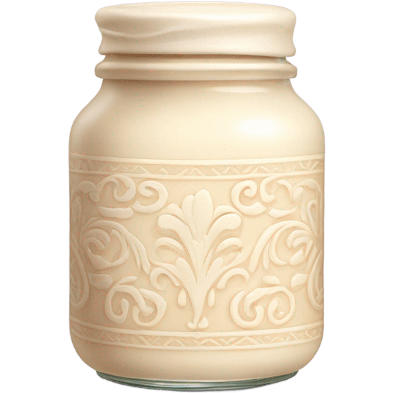 aesthetic jar of cream emoji