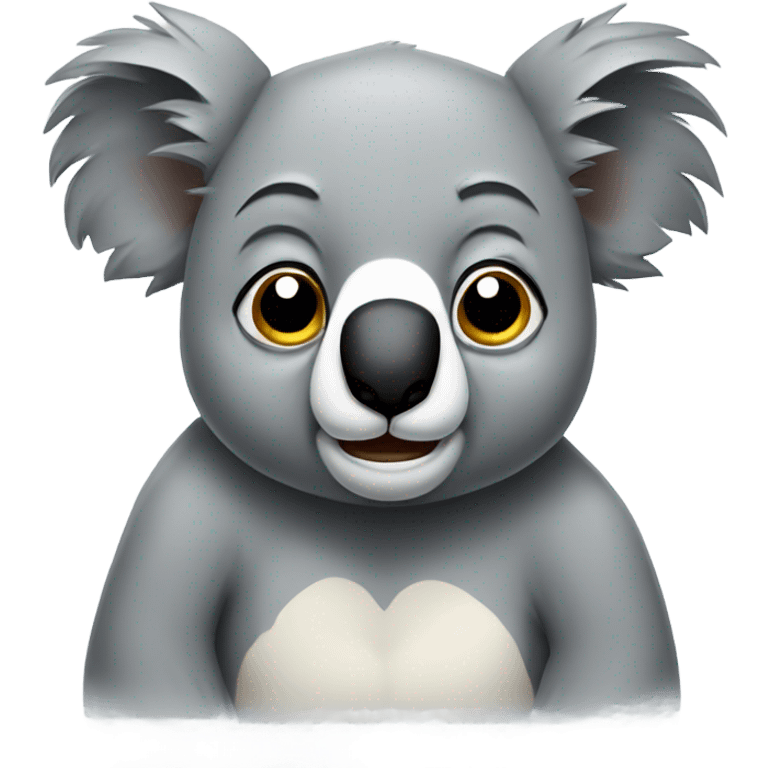 Annoyed koala emoji