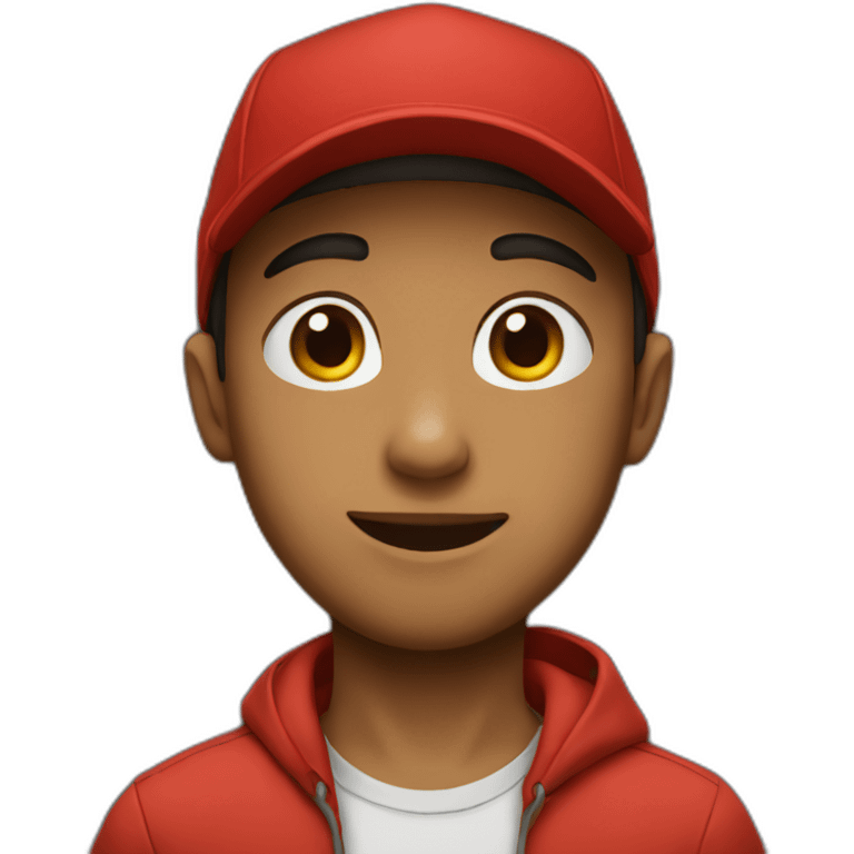 Boy in a red cap emoji