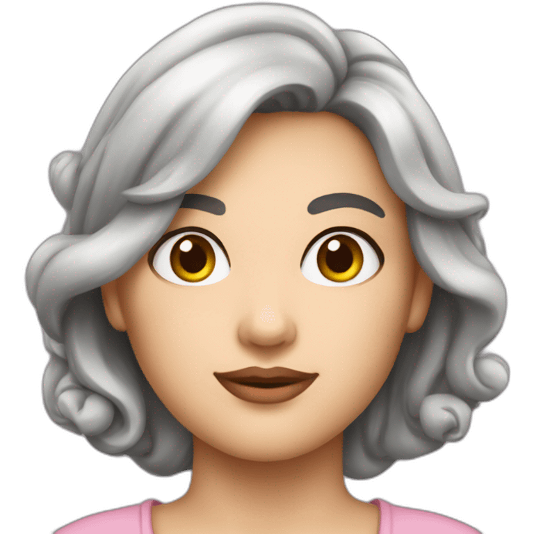 Femme belle grosse poitrine emoji