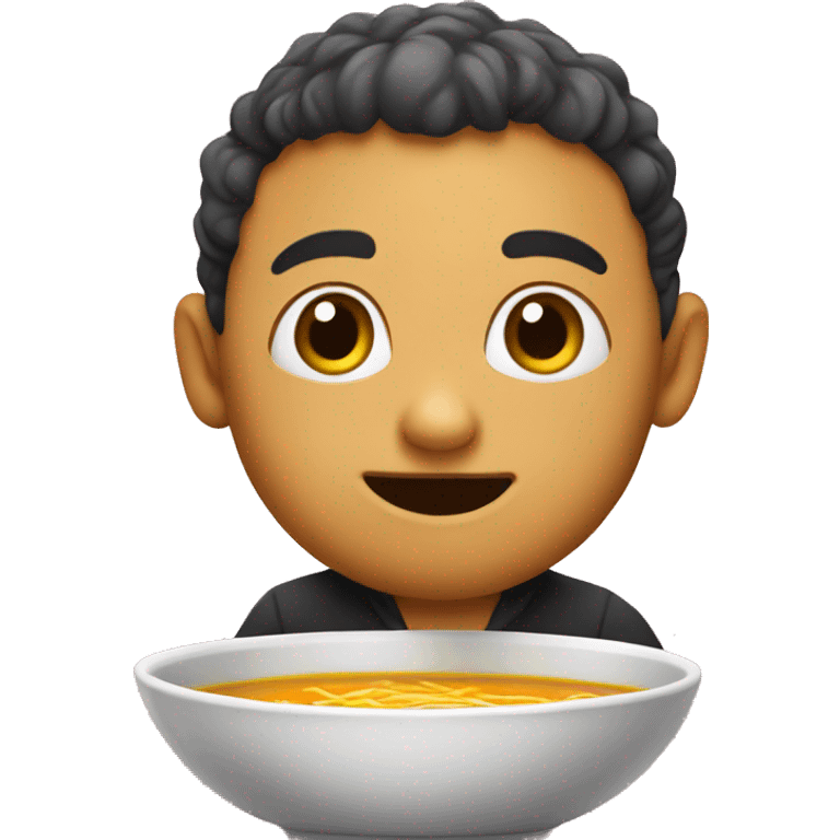 cute at in a soup emoji