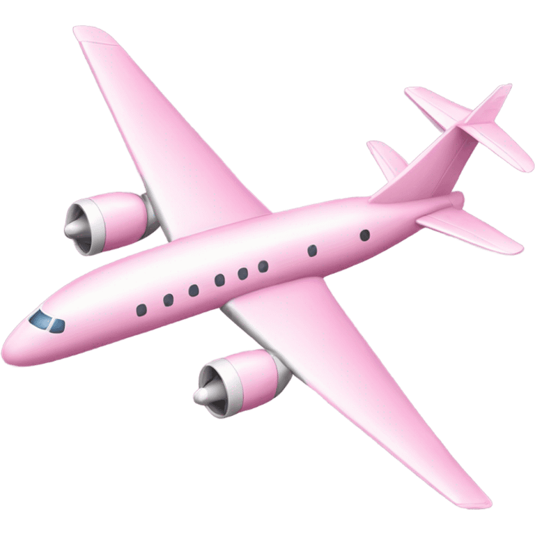 Light pink airplane  emoji