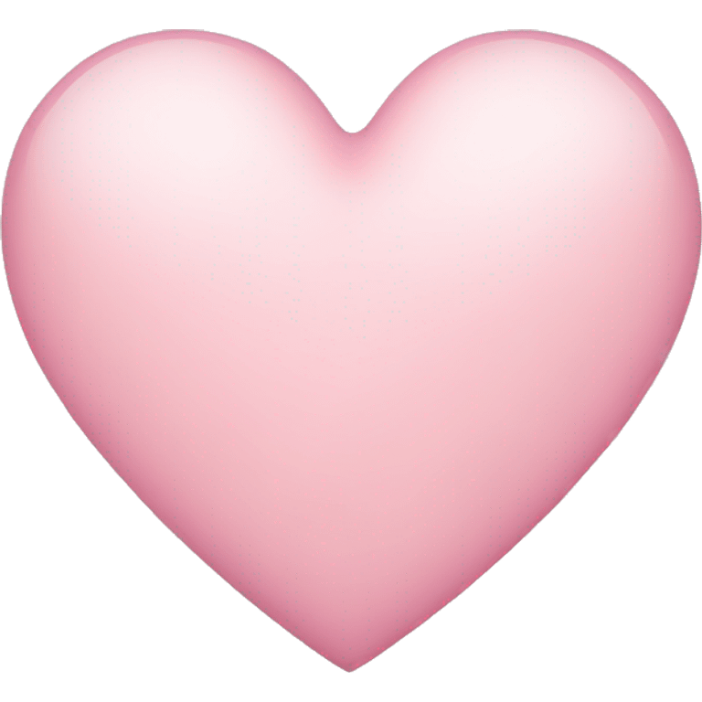 Light pink heart emoji