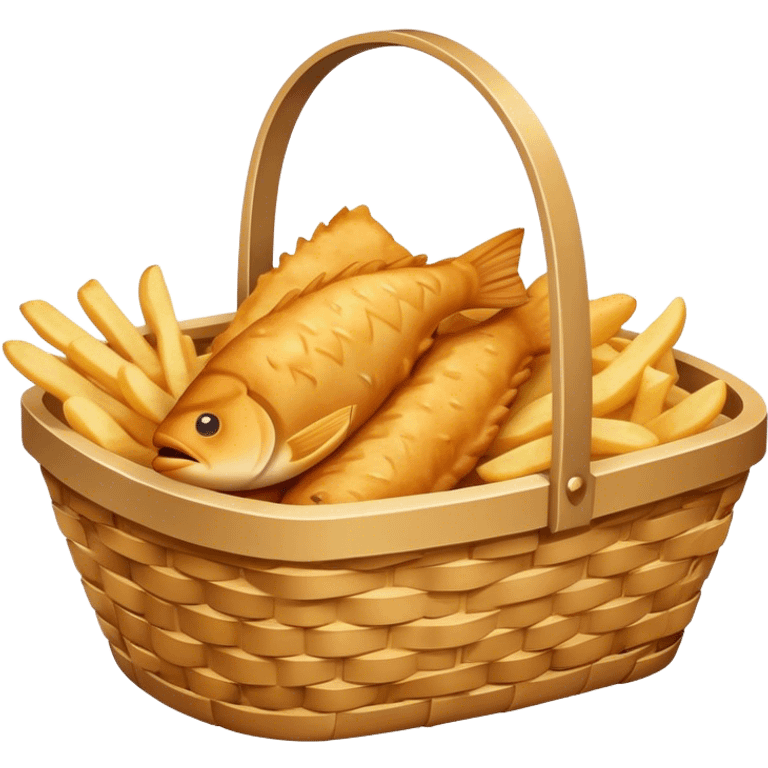 Fish and chips basket emoji