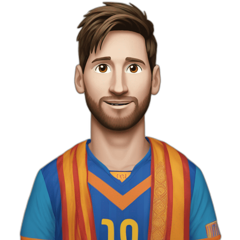 messi in Hindu attire emoji