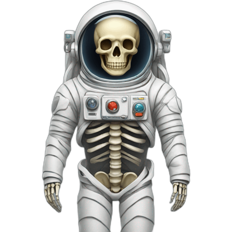 skeleton astronaut emoji