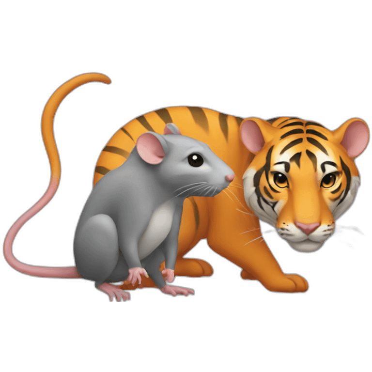 rat with Tiger emoji