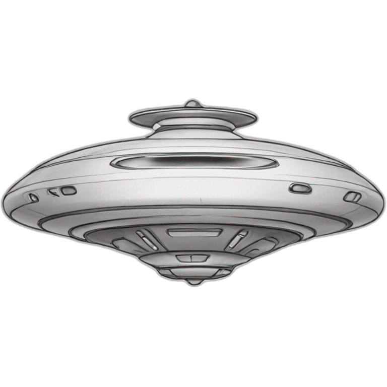 line drawing ufo emoji