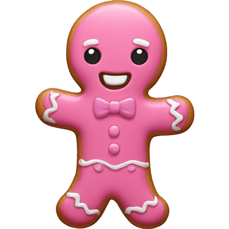 pink gingerbread  emoji