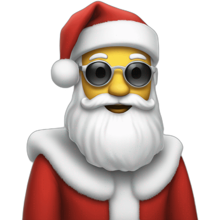 Santa Claus DJ emoji