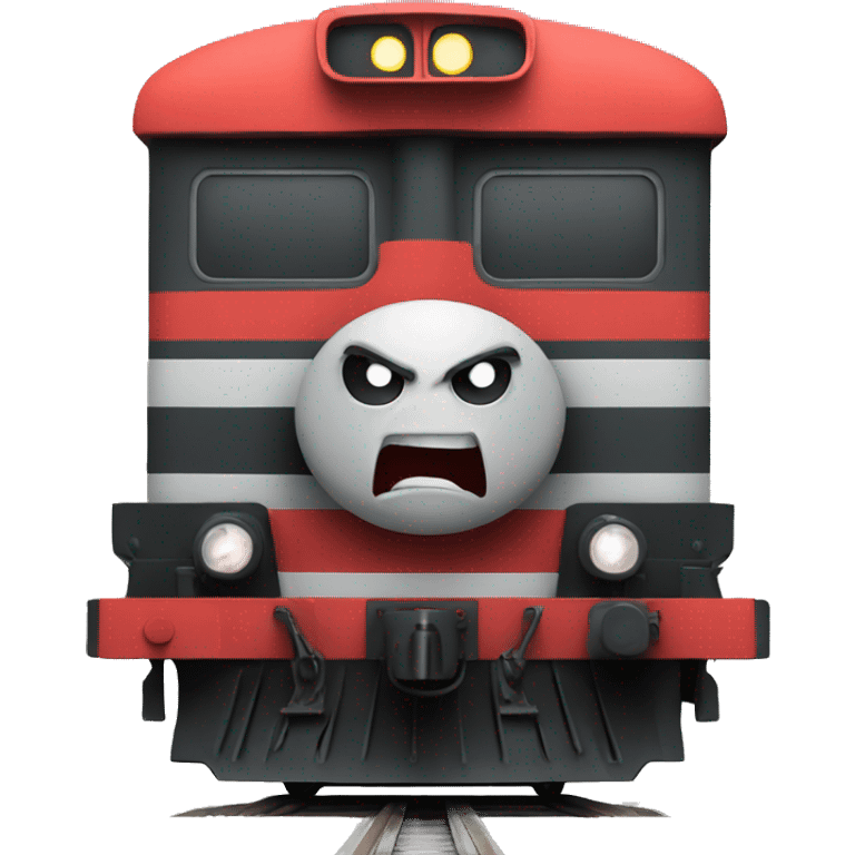 angry train emoji