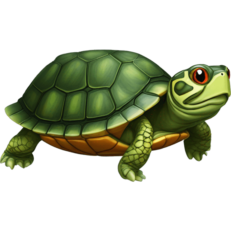 Red-Eared Slider turtle terrapin emoji