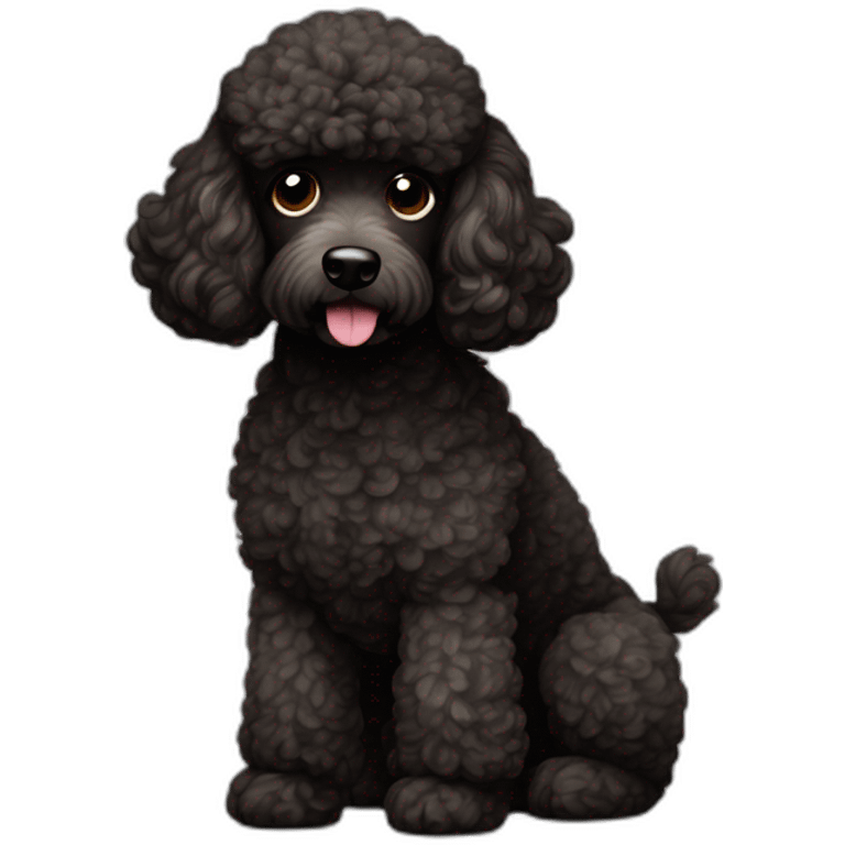 dark-brawn-poodle emoji