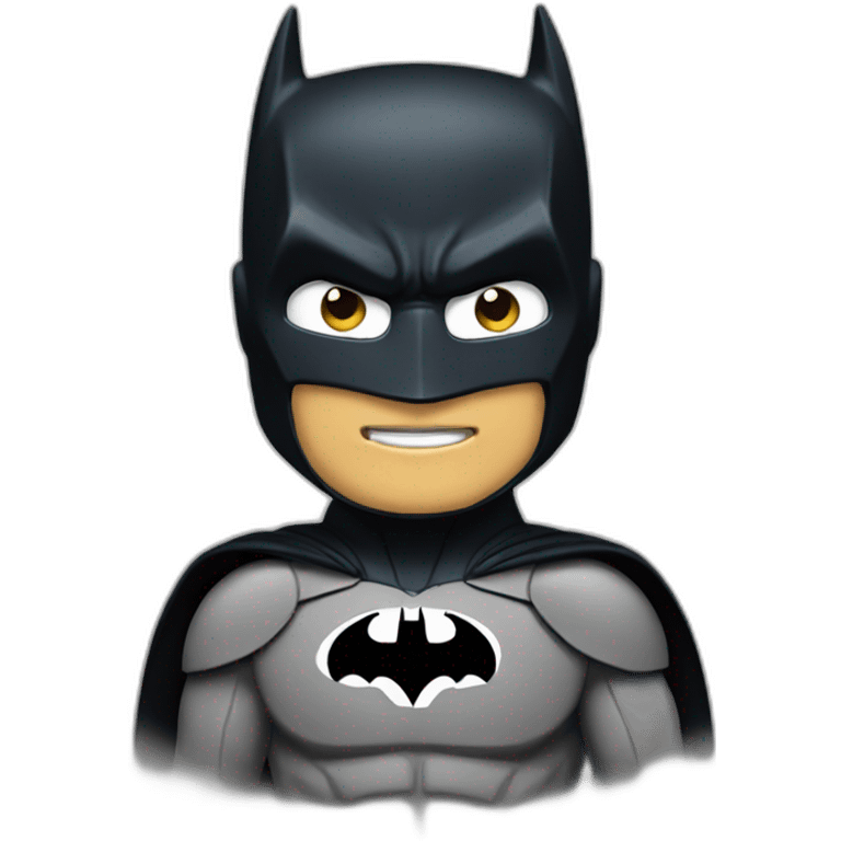 Batman qui boit emoji