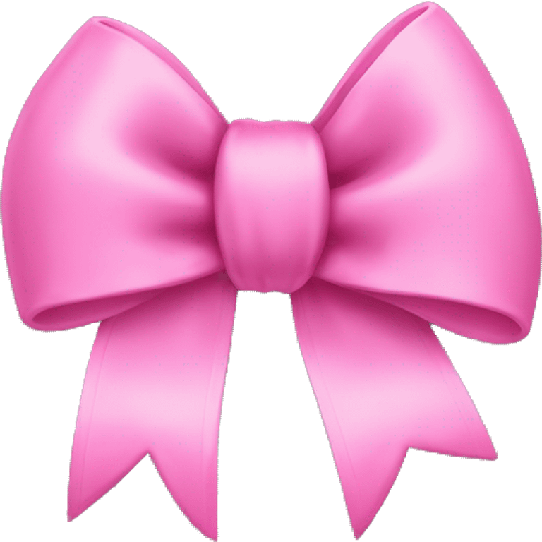 Pinky bow emoji