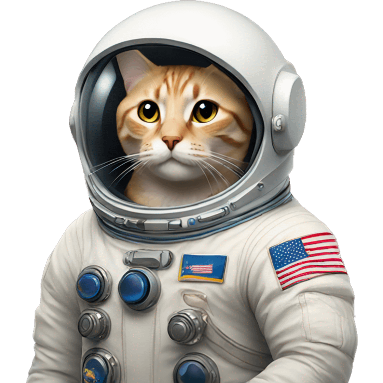 Cat astronaut emoji