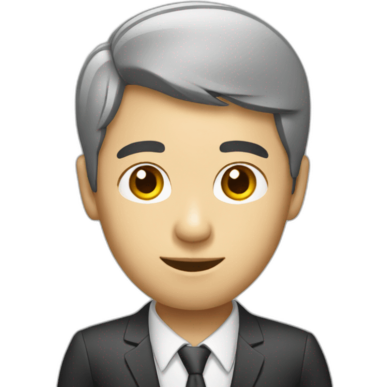 Asian male auditor emoji