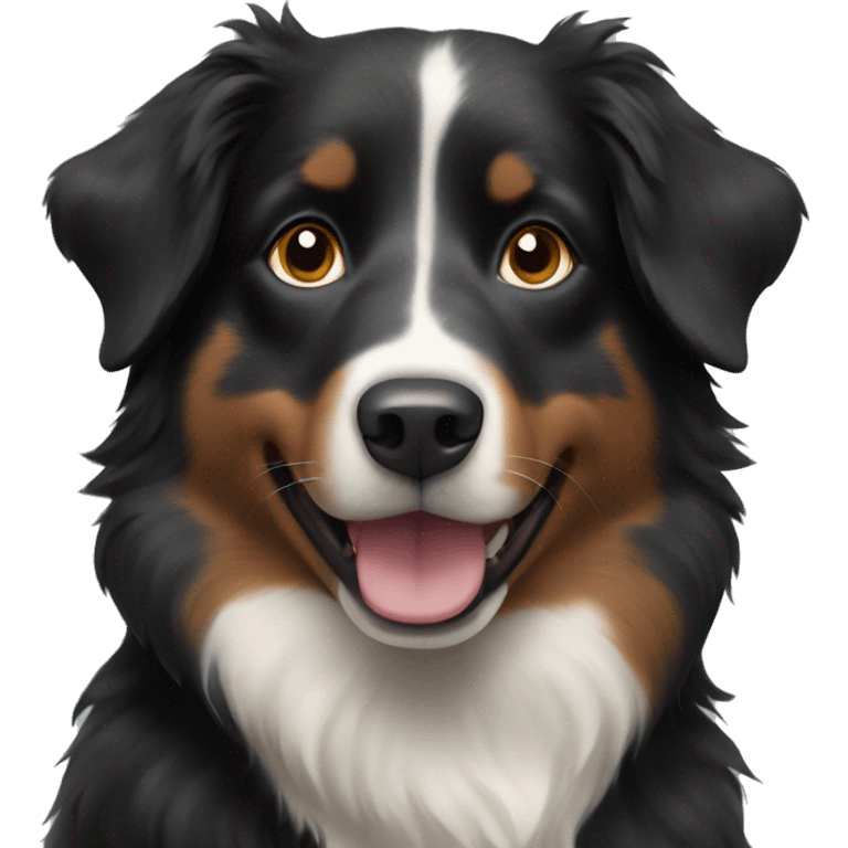 black australian shepherd dog emoji