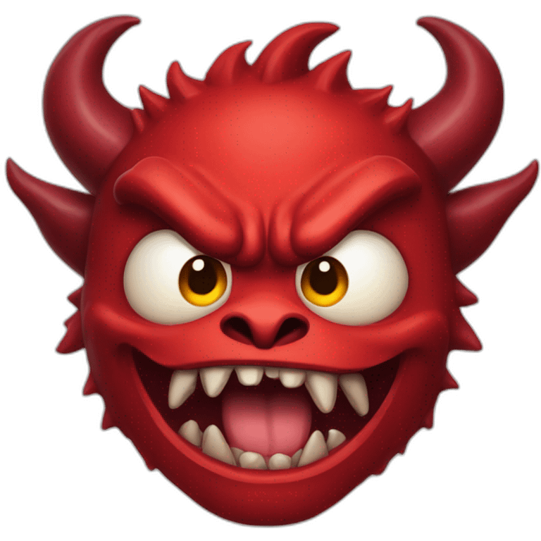 diable rouge monster emoji