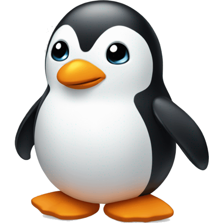 Cute penguin emoji